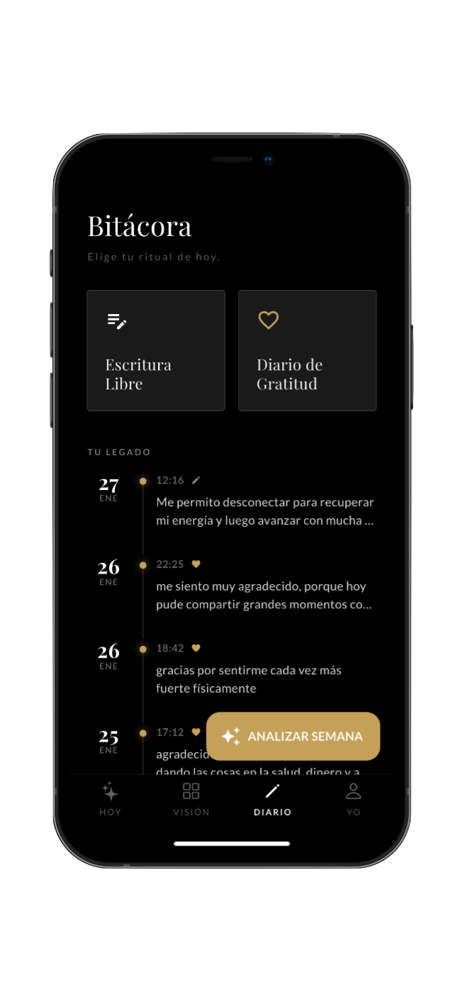 Pantalla del Diario de Manifesta